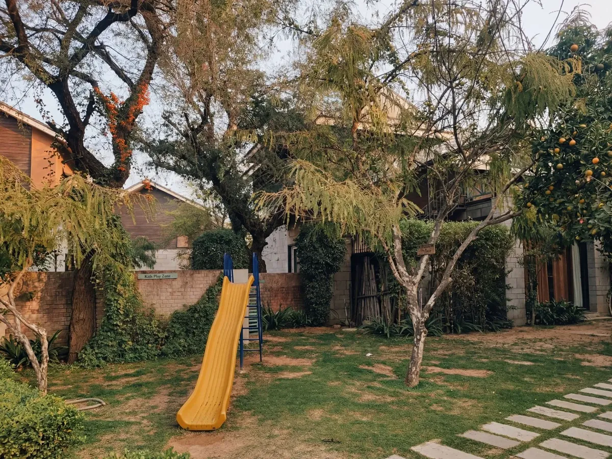 The kids’ play zone