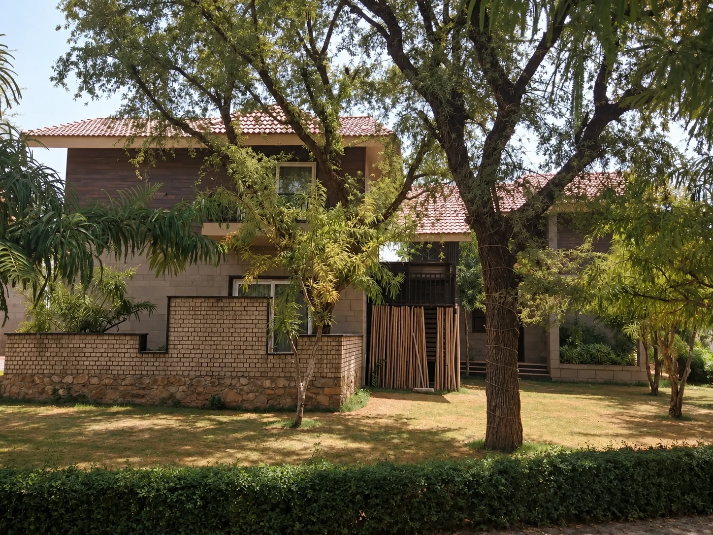 Garden exterior of the Cottage with Plunge Pool